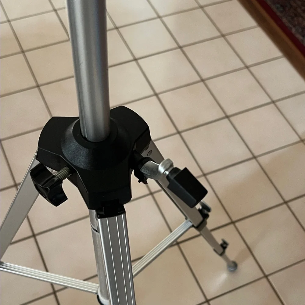 Silver Camera Tripod